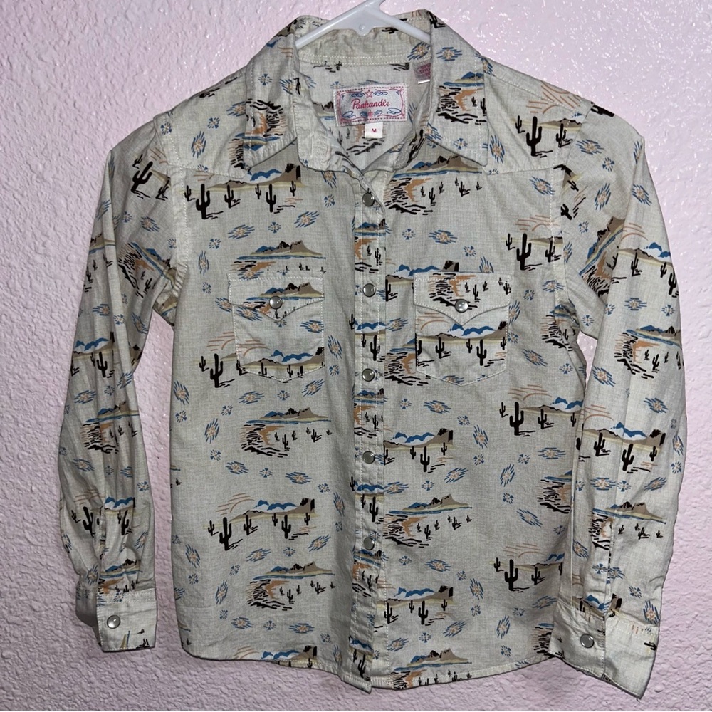 Panhandle Desert Cactus Button-Up Shirt